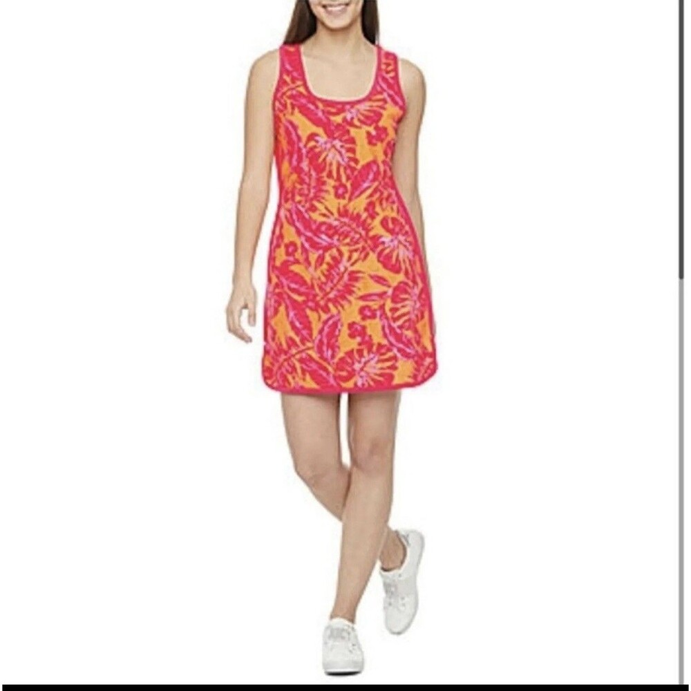 Juicy by Juicy Couture Women's Towel Terry Sleeveless TropicalDress Sz M NWT